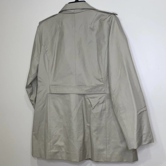 London Fog Women’s Light Brown Trench Coat Large - Picture 3 of 8